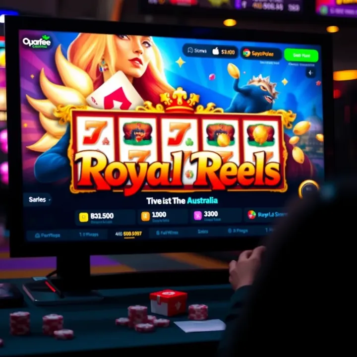 Trusted Australian Casino Featuring Royal Reels Slots Trusted Australian online casino interface featuring Royal Reels slots and game options