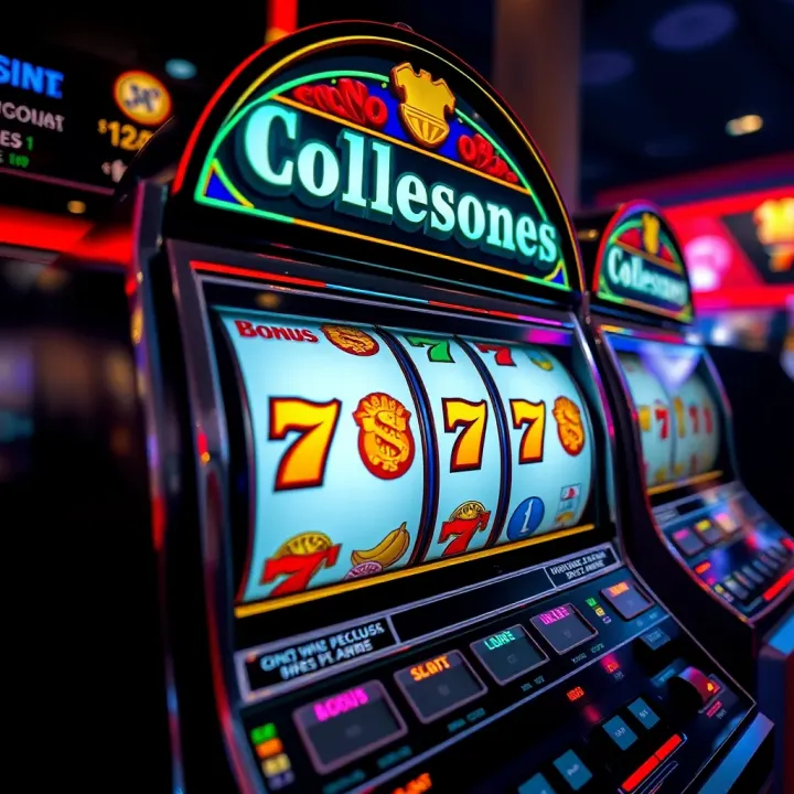 Slot Machine Bonus Highlighting No Deposit Casino Offers Slot machine displaying bonus symbols and coins representing a no deposit casino bonus