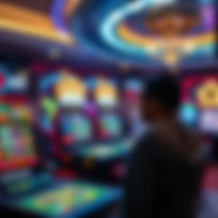 AGS Gaming Technology Innovation Futuristic gaming technology showcasing advanced software and digital casino elements
