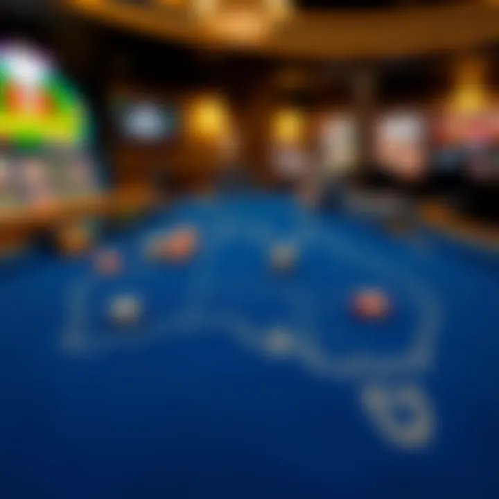 Map of Australia highlighting safe online casinos for Royal Reels players
