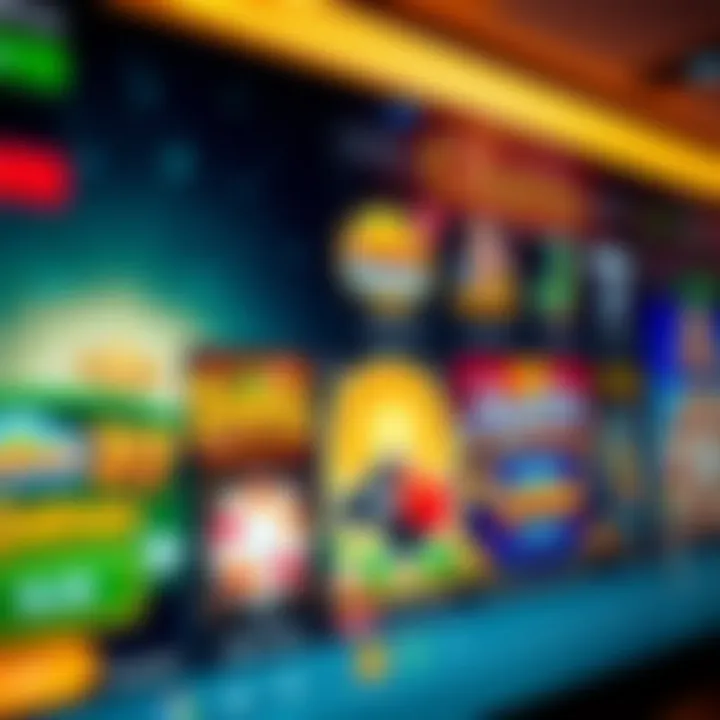 Online casino interface displaying a variety of popular casino games with Aussie icons