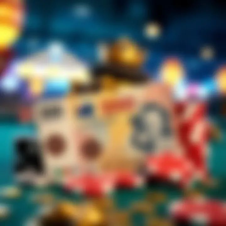 Illustration of Australian currency and casino chips symbolizing bonus rewards and benefits