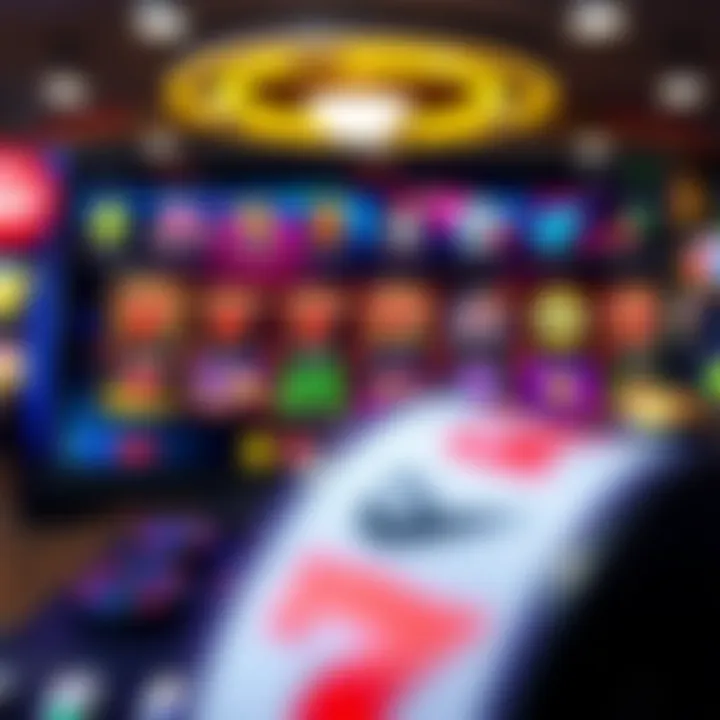 Digital interface showcasing popular online pokies games with vibrant graphics and engaging features