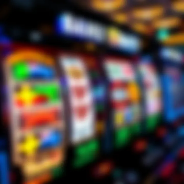 Bright slot machine reels displaying various colourful symbols with Australian themes