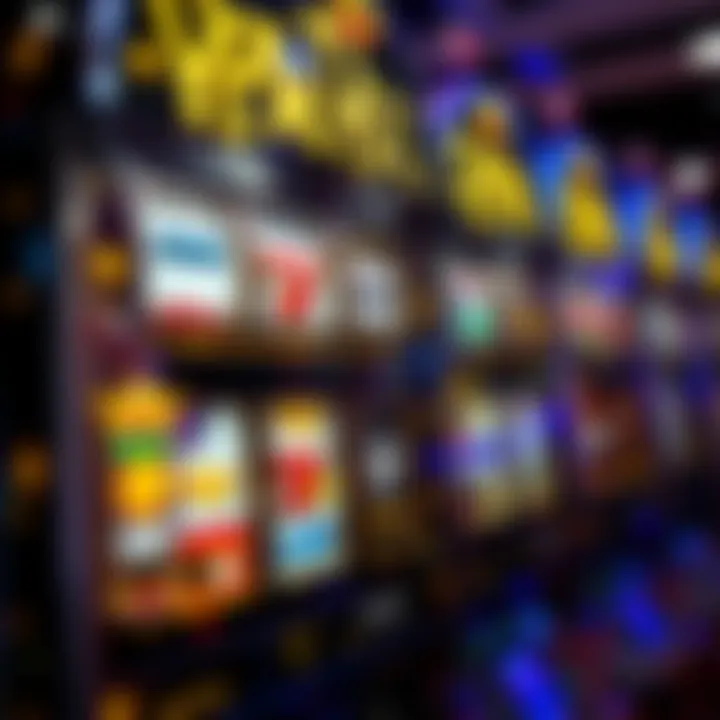 Classic Royal Reels Slot Machine Display Classic Royal Reels slot machine with vibrant symbols and spinning reels