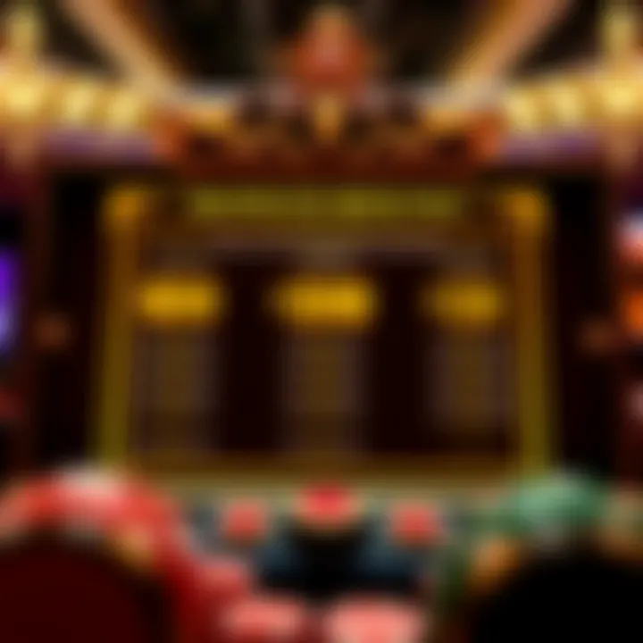 User interface of Casino Royal Reels showing bonus round activation and potential winning paylines