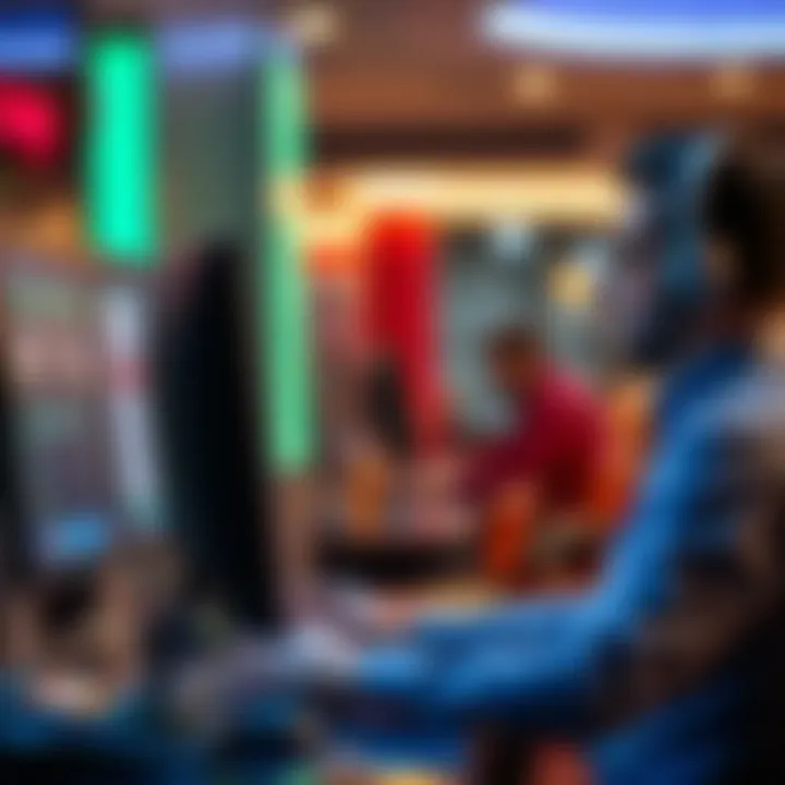 Support representative assisting a customer with payment page inquiry via computer