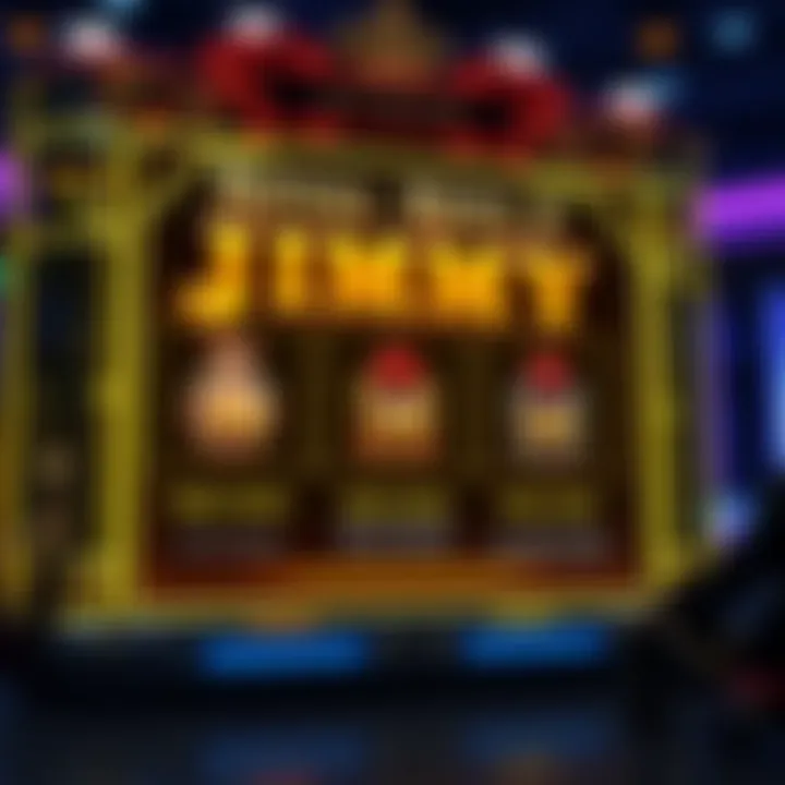 Bonus features screen highlighting free spins and special rewards in Royal Reels Jimmy