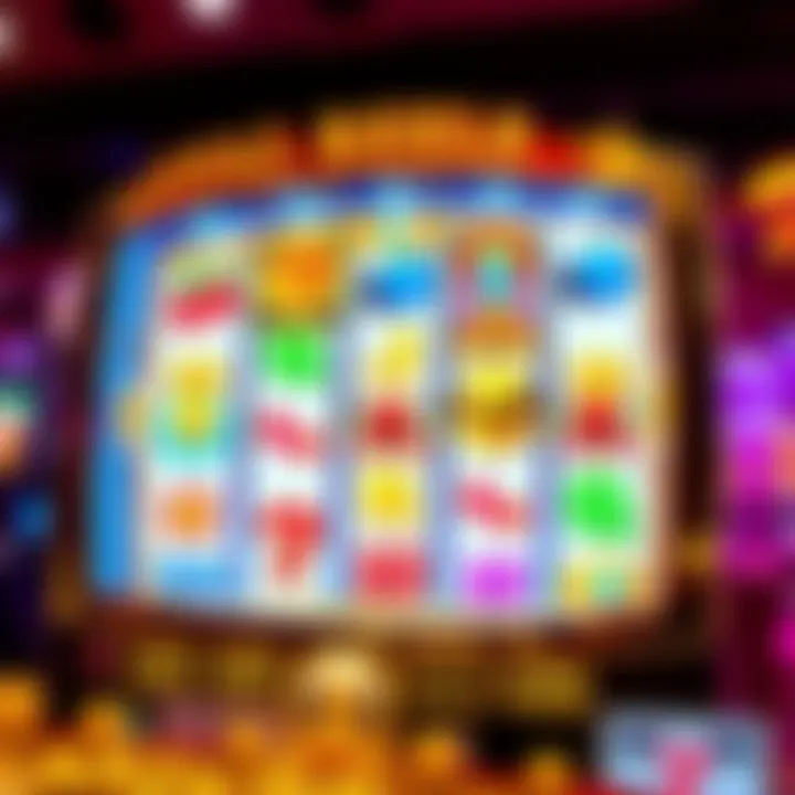 Royal Reels slot game interface showing colorful reels with classic symbols and bonus icons