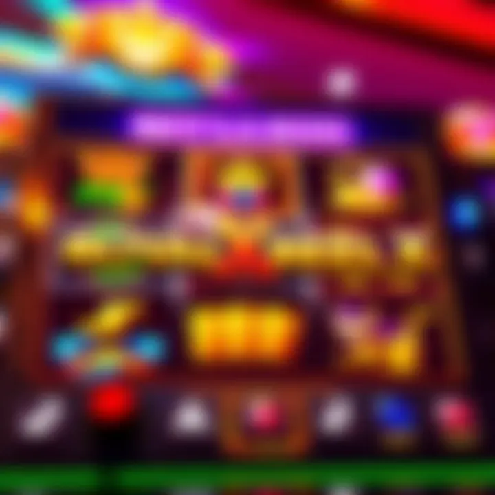 Colorful slot game reels showcasing Royal Reels X vibrant symbols and winning paylines