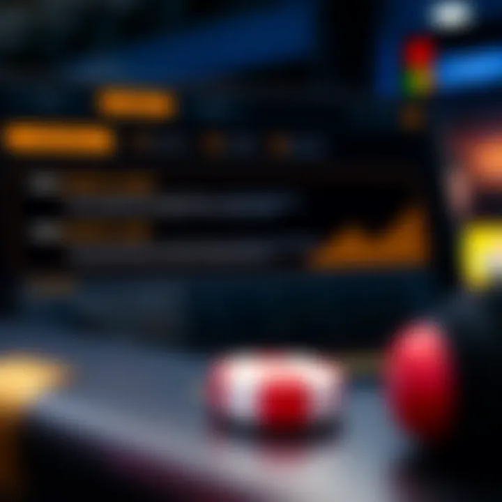 Illustration of a gaming dashboard showing bonus claim options and terms for Australian players