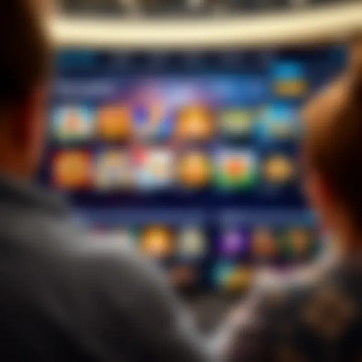 Navigating the game selection and account management dashboard on Royal Reels website