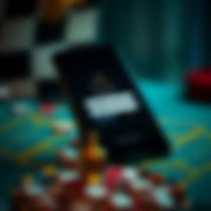 Smartphone displaying the Royal Reels app login screen with clear input fields for username and password