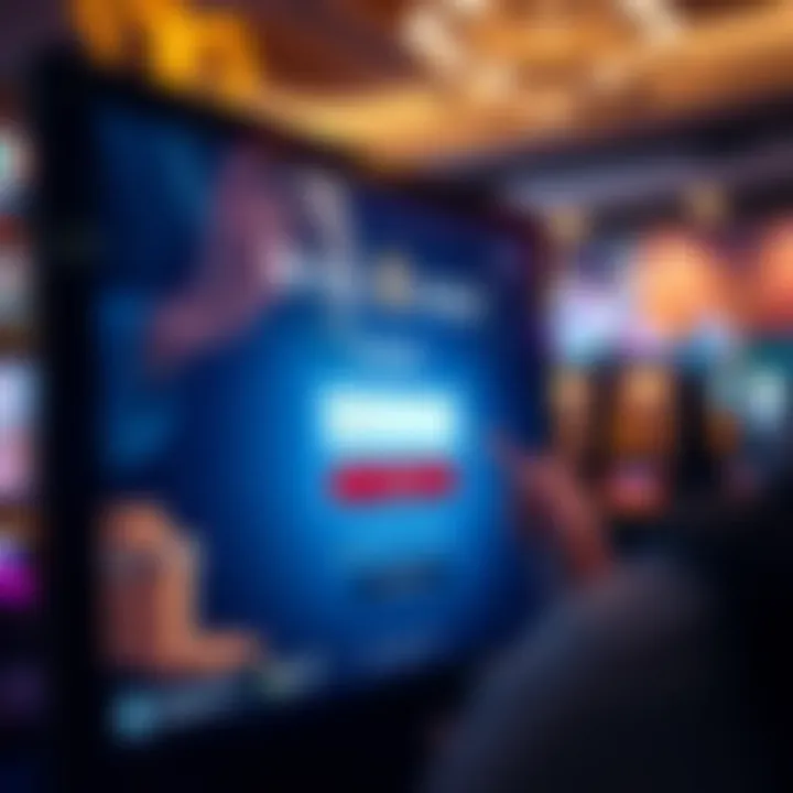 User entering login credentials on a secure online casino platform
