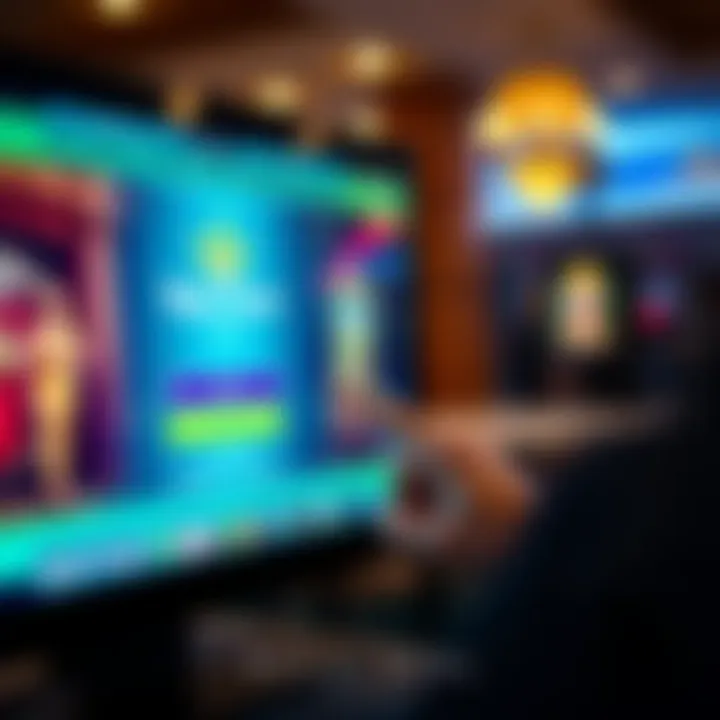 User entering credentials on a secure online gaming platform login screen