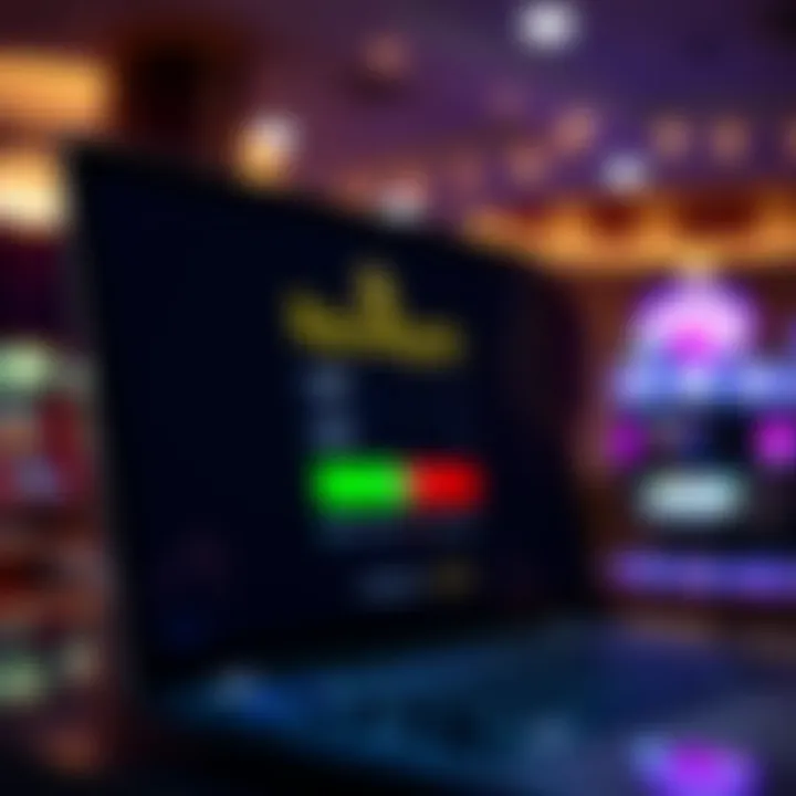 RoyalReels Casino login interface displayed on a digital device
