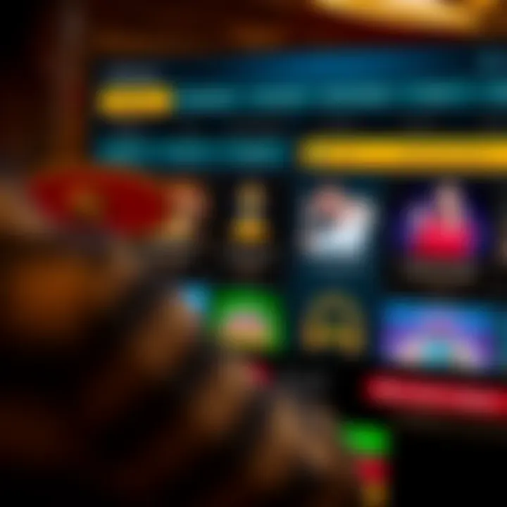 Secure online casino interface showing bonus offers and customer support options