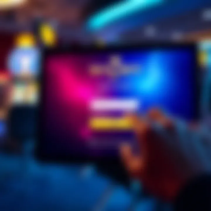 User entering login credentials on Royal Reels 7 platform interface