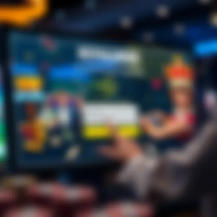 User entering login credentials on a secure digital platform