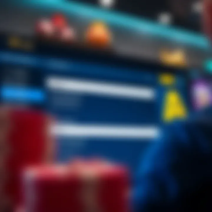 Dashboard view highlighting account management options and support links on Royal Reels platform