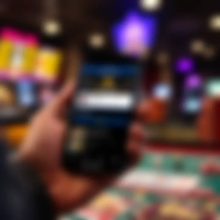 Smartphone displaying download progress of an entertainment app