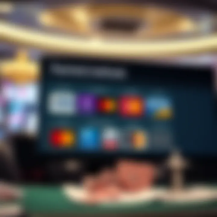 Secure online payment options available on Royal Reels platform showcasing various digital methods