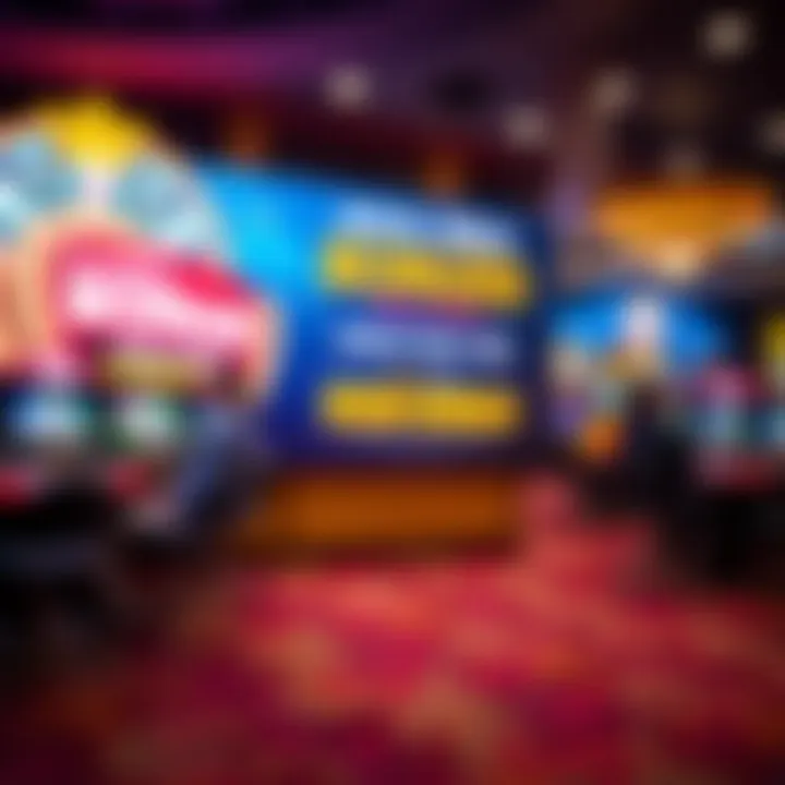 Colorful promotional banner showcasing bonus offers and secure online gaming environment