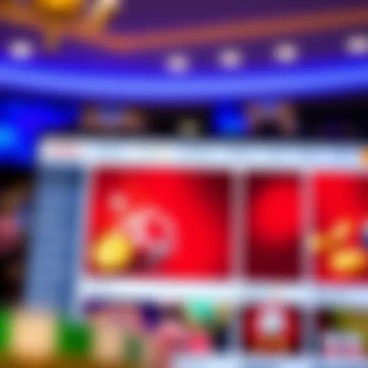 Dashboard showing account management and deposit options on Royal Reels Casino website