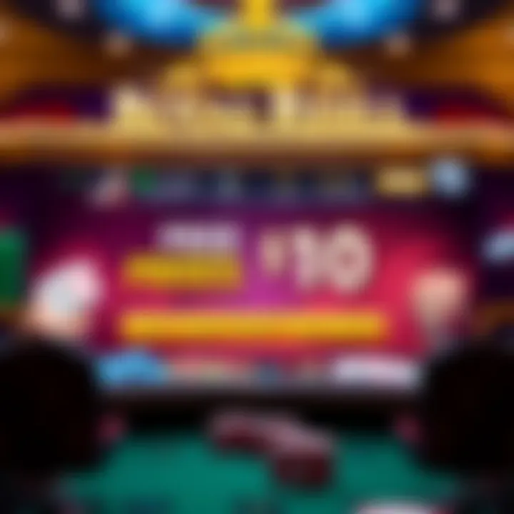 Royal Reels casino interface highlighting the free $10 no deposit bonus offer