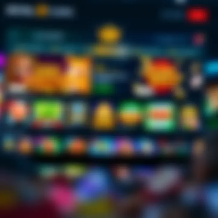 Explore Royal Reels Casino's Game Variety and Promotions Royal Reels Casino interface showcasing diverse gaming options and promotional banners