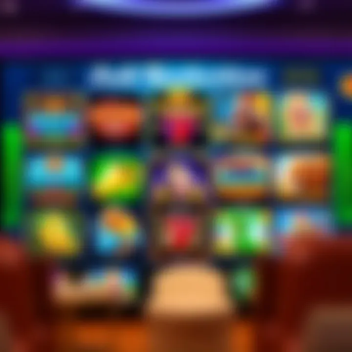 Interface showing a variety of slot games available on Royal Reels 20.com