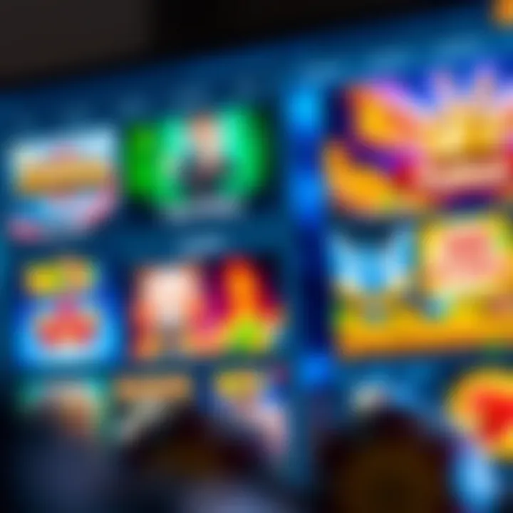 A vibrant online casino interface displaying diverse slot games available on Royal Reels platform