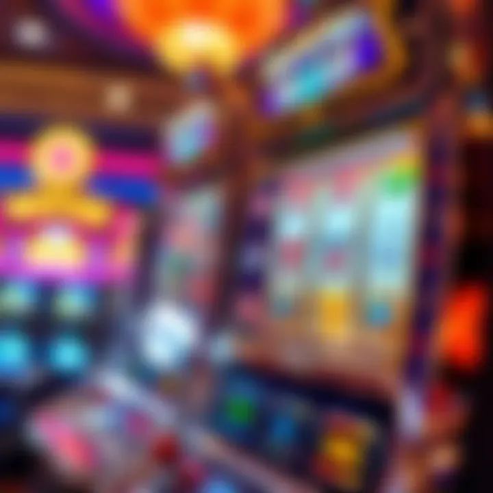 Colorful Royal Reels slot machine interface showing reels and symbols on a vibrant casino background