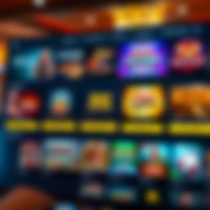 Diverse Games and Attractive Bonuses at Royal Reels Casino Online casino interface showing a variety of game categories and bonus offers