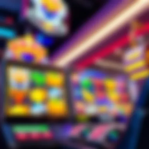 Exciting slot game interface showcasing vibrant reels and dynamic symbols