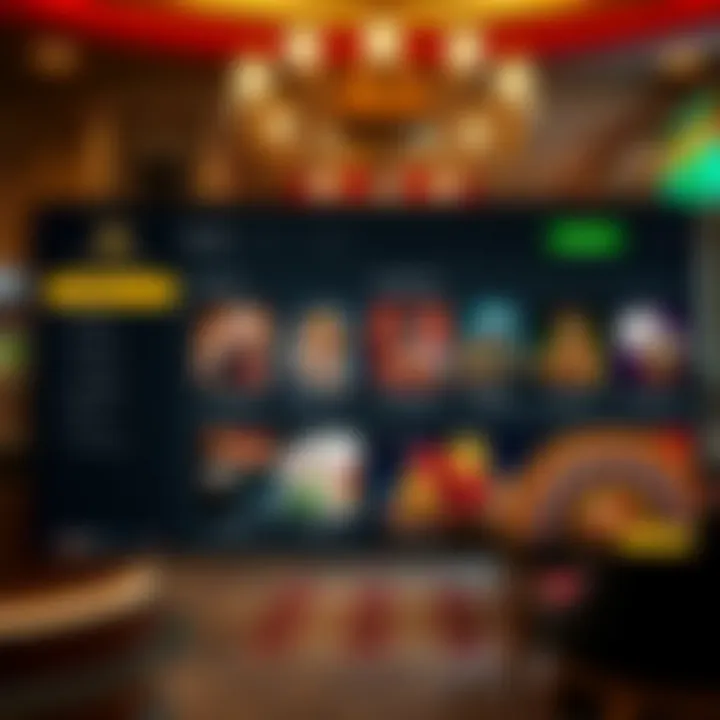 Dashboard view showing key features available after logging into Royal Reels platform