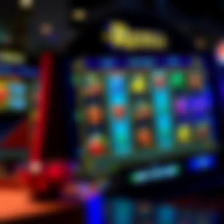 Gameplay screen displaying spinning reels, symbols, and bonus features in Royal Reels