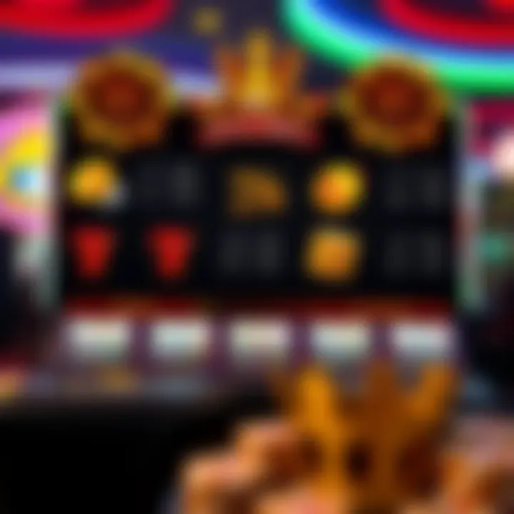 Graphical representation of jackpot prizes and winning strategy tips for maximizing success in Royal Reels