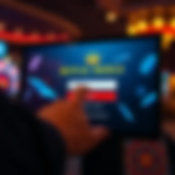 User entering credentials on a digital platform login screen