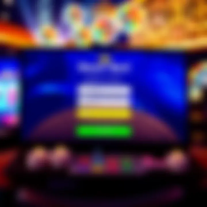 Secure Access to Royal Reels Account Secure login screen displaying username and password fields on an online casino platform