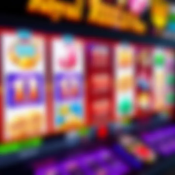 Colorful Royal Reels Net slot game screen showing vibrant reels with symbols and bonus features