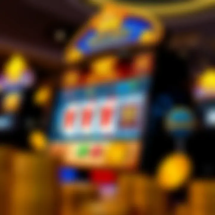 Casino bonus offer concept illustrating a digital slot machine with coins and bonus symbols