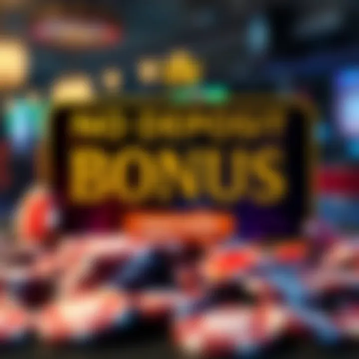 Understanding No Deposit Bonus Offers at Royal Reels 2 Graphic displaying promotional no deposit bonus offer with casino chips and digital tokens