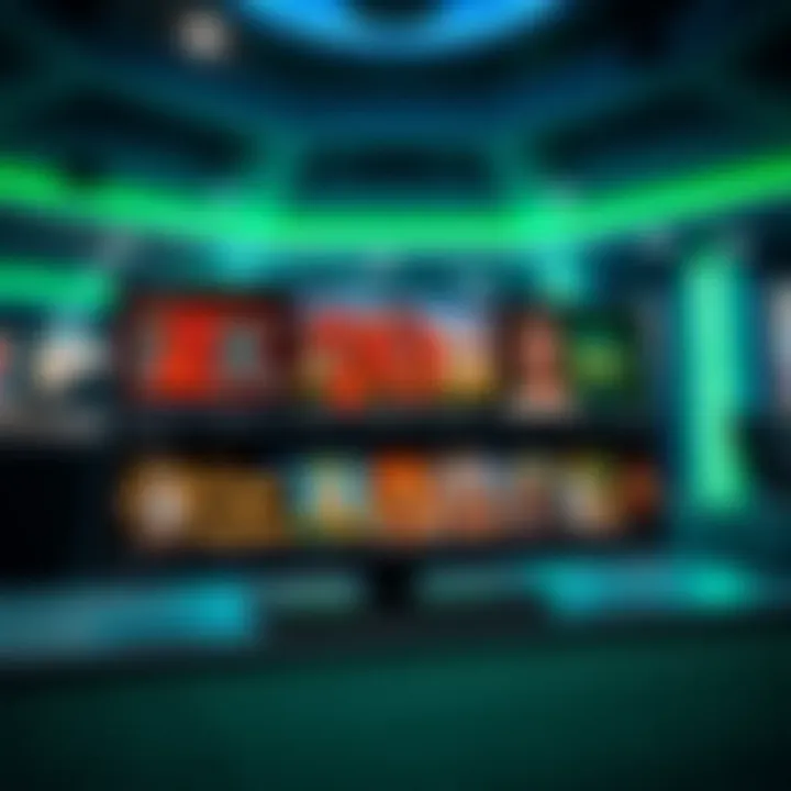 User interface of Royal Reels online casino showcasing slot games and betting options