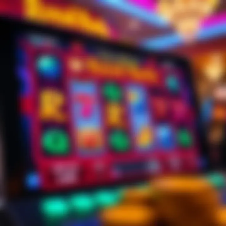 Royal Reels Online Pokies Gameplay Screen Royal Reels online pokies interface displaying colorful reels and symbols