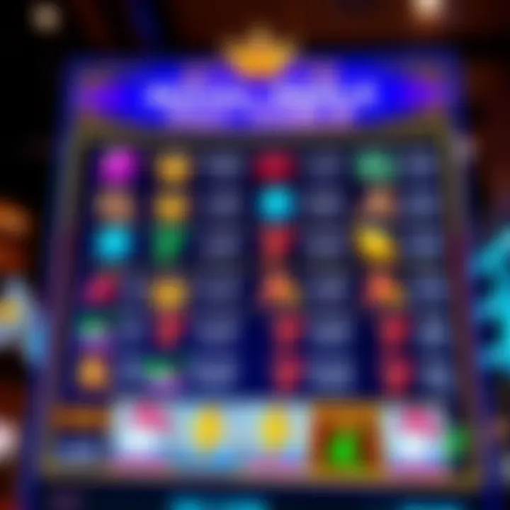 Royal Reels slot game pay table showing various winning symbols and their payout values