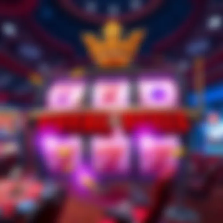 Visual representation of payout potential and bonus features within Royal Reels slot