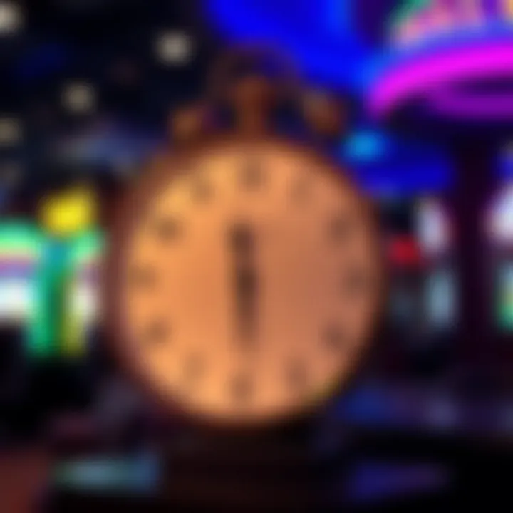 Understanding Payout Waiting Times at Royal Reels Casino Clock symbolizing waiting time for casino payout