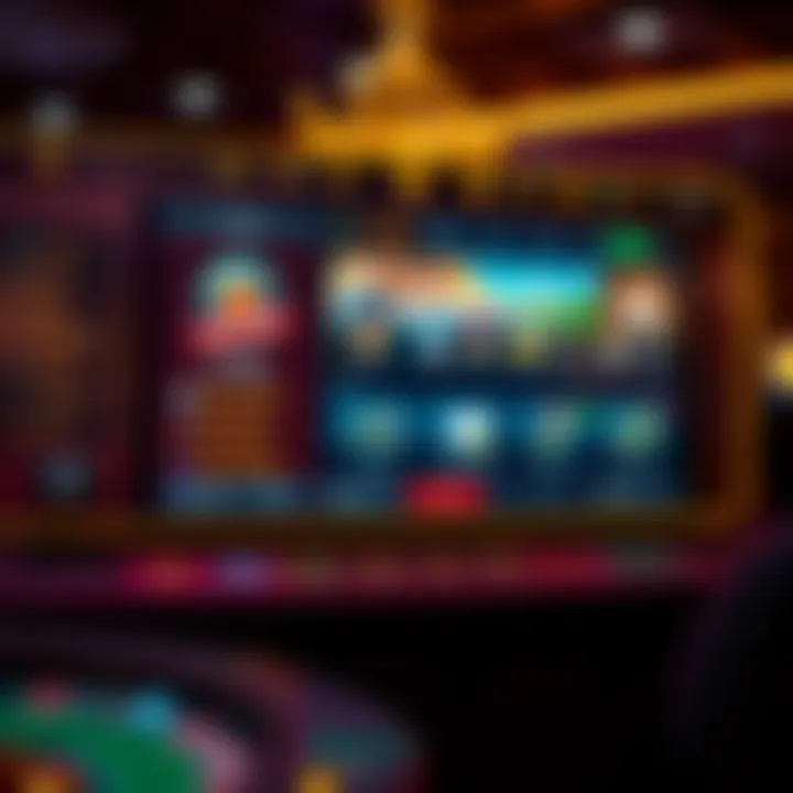 Dashboard overview displaying navigation options and account settings