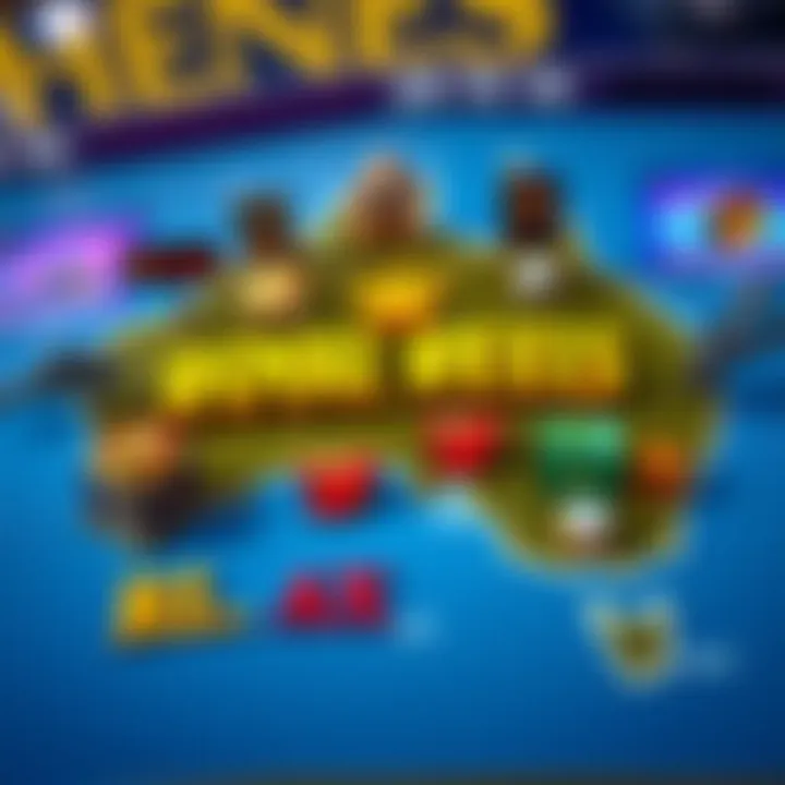 Popular Australian Online Casinos Featuring Royal Reels Pokies Australian map highlighting popular online casinos offering slot games